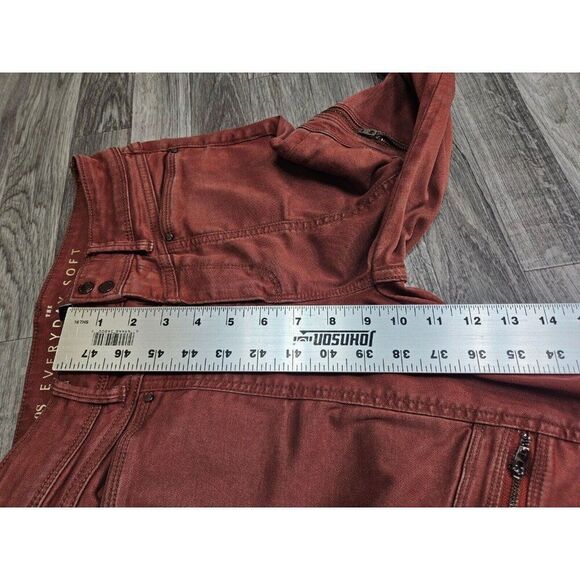 White House Black Market Womens Size 0 Short Skinny Ankle High Rise Red Jeans - Picture 11 of 12